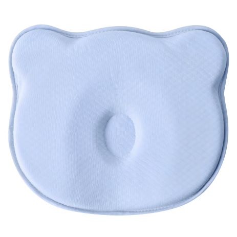 Дитяча ортопедична подушка BabyComfort PAPAELLA 27×22×3 см з ефектом пам'яті, ведмедик блакитний (8-35862*003)