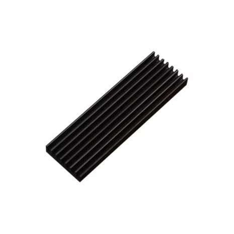 Радіатор для M.2 SSD Heatsink 2280 Solid State Hard Disk Aluminum Radiator with Thermal Silicone Pad PS5 Desktop PC NGFF NVME Black
