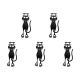 Закладки книжные креативные Black Cat 01 набор 5шт Black