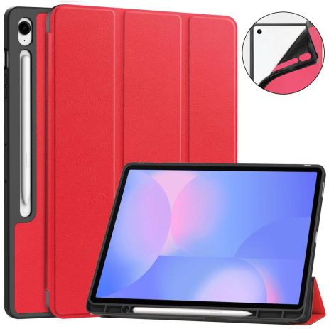 Чохол SlimTPU Active Pen Samsung Galaxy Tab S10 FE+ Plus 13.1 SM-X626 SM-X620 Червоний