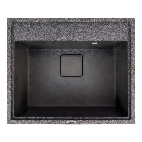Гранитная кухонная мойка VALESO SHERLIT 6050 матовая Графит