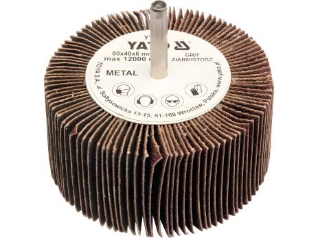 Круг лепестковый шлифовальный YATO YT-83381