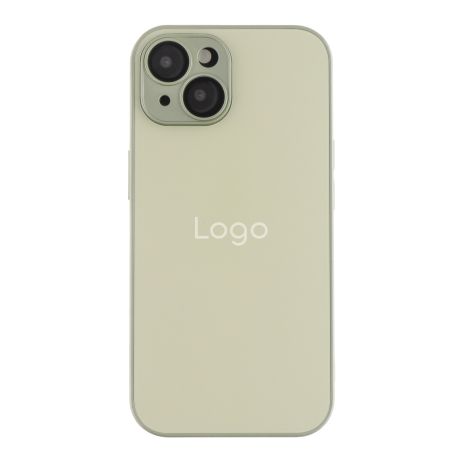 Чехол AG-Glass Matte Camera Lens with Magsafe для iPhone 15 Green