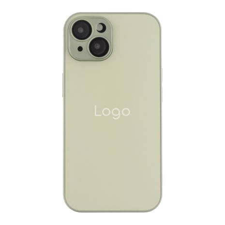 Чехол AG-Glass Matte Camera Lens with Magsafe для iPhone 15 Green