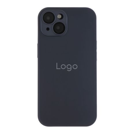 AG-Glass Matte Case with Camera Lens Protection and MagSafe for iPhone 15 Graphite Black