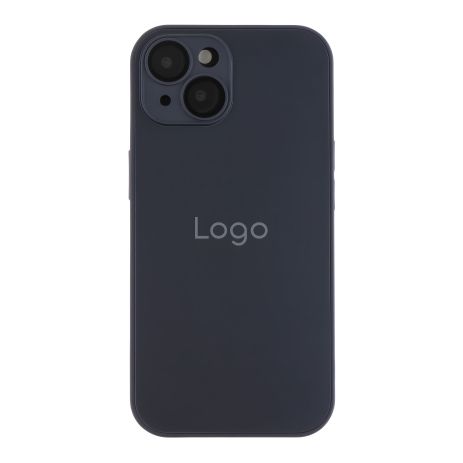 AG-Glass Matte Case with Camera Lens Protection and MagSafe for iPhone 15 Graphite Black