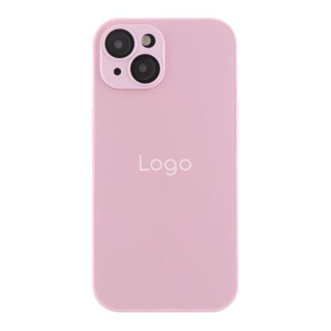 Чехол AG-Glass Matte Camera Lens with Magsafe для iPhone 15 Chanel Pink