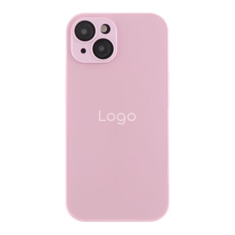 Чехол AG-Glass Matte Camera Lens with Magsafe для iPhone 15 Chanel Pink