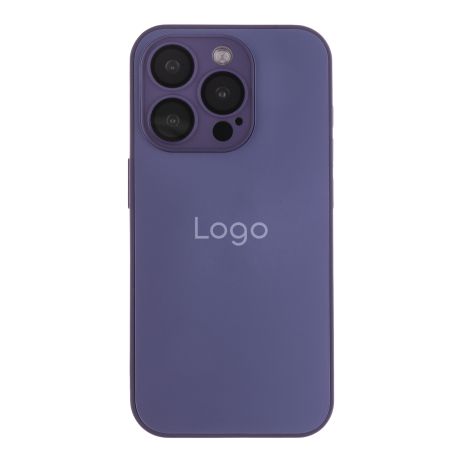 Чехол AG-Glass Matte Camera Lens with Magsafe для iPhone 15 Pro Deep Purple