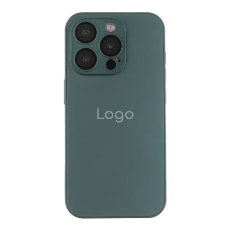 Чехол AG-Glass Matte Camera Lens with Magsafe для iPhone 15 Pro Green
