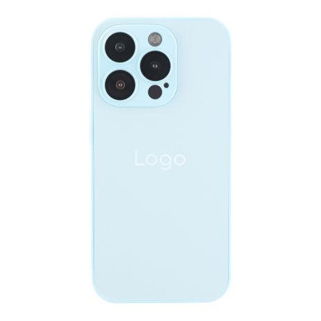 Чехол AG-Glass Matte Camera Lens with Magsafe для iPhone 15 Pro Glacial Blue