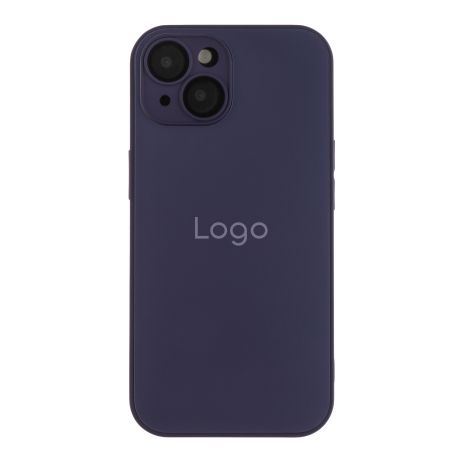Чехол AG-Glass Matte Camera Lens with Magsafe для iPhone 15 Deep Purple