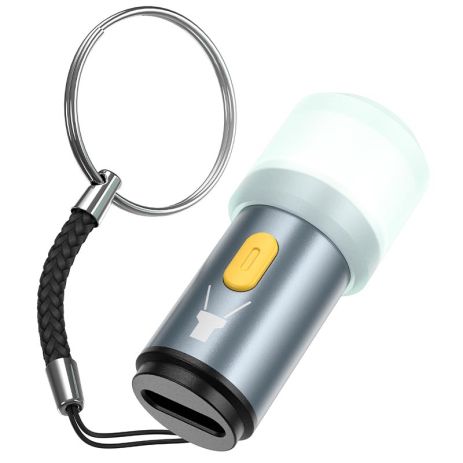 Лампа-ліхтарик Hoco UA38A, Type-C to LED, gray