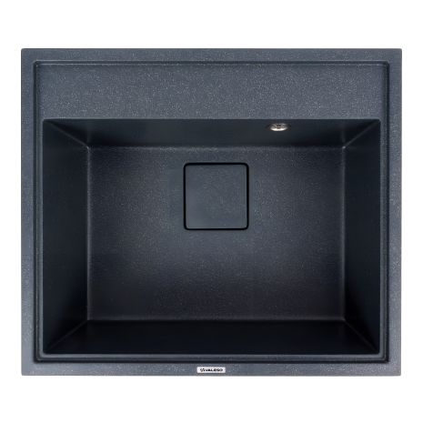 Гранітна кухонна мийка VALESO 6050 SHERLIT (антрацит)