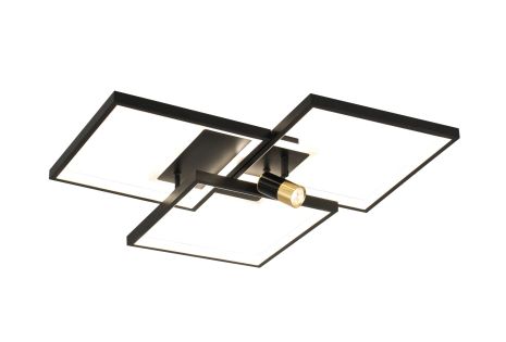 Светодиодная люстра G 2740/3 BK+GD 151W