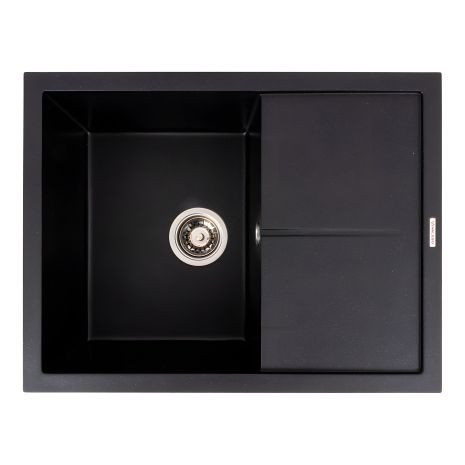 VALESO CRIPTA гранітна мийка 6550 матова Чорний металік