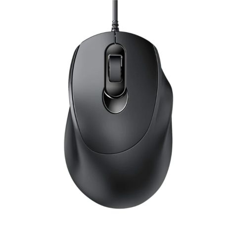 Дротова миша TWolf V2, USB, 800-1600DPI, 1.4m, Чорний