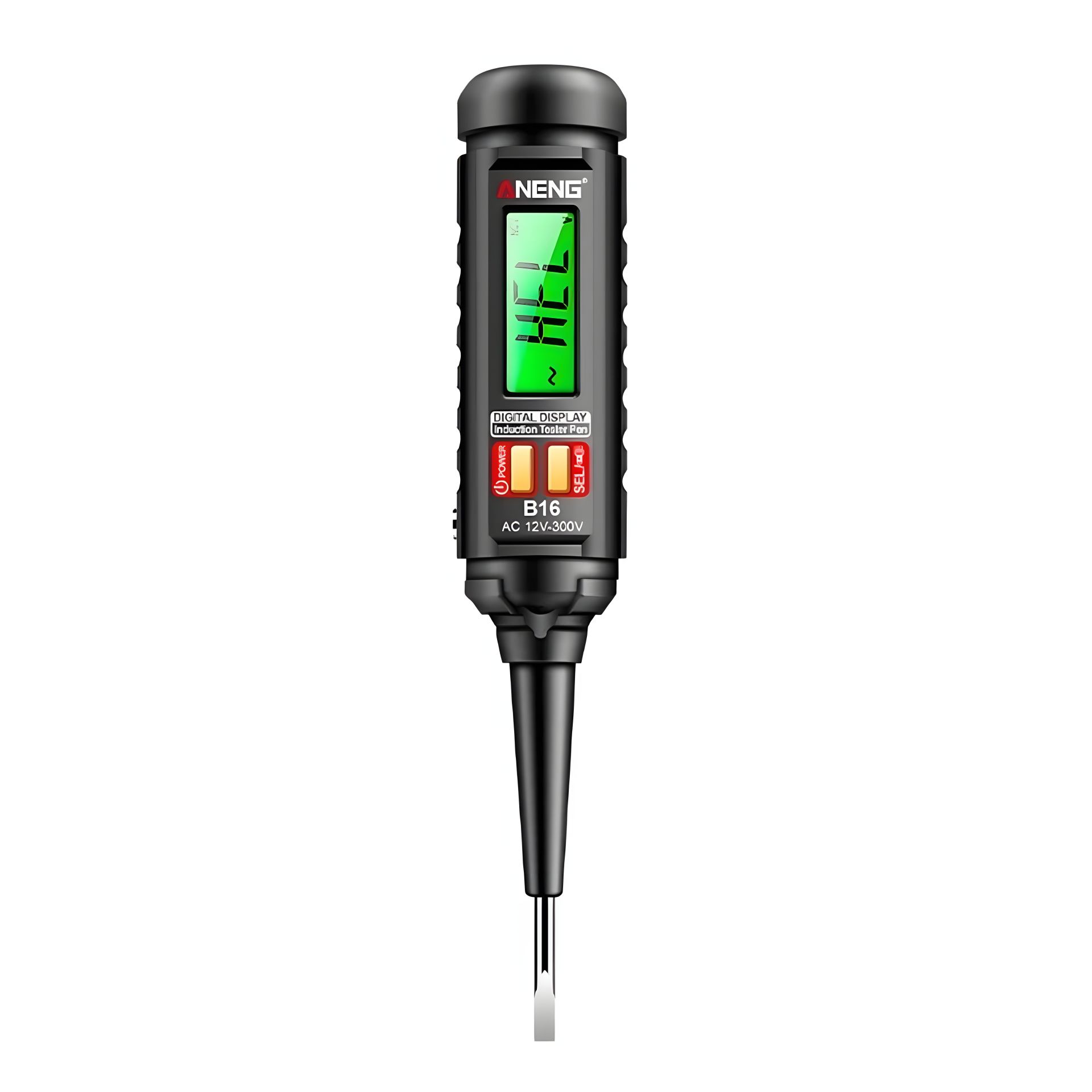 Індикаторна викрутка Aneng B16, 2хААА, 12-300V, NCV, Black Індикаторна викрутка Aneng B16, 2хААА, 12-300V, NCV, Black