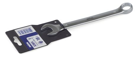 Ключ рожково-накидной 18 мм CRV Miol 51-883