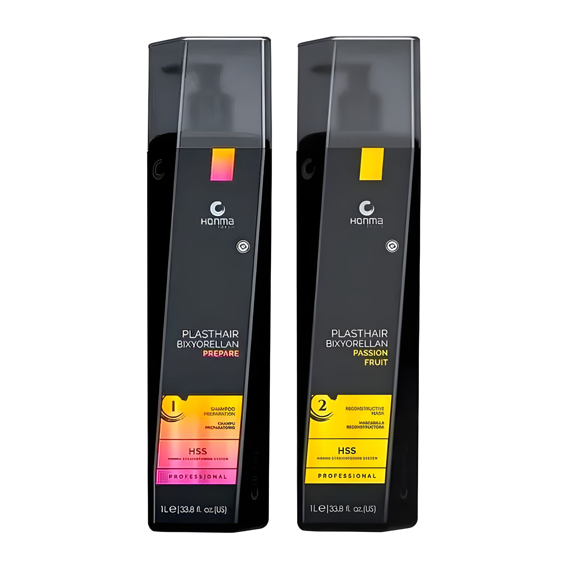 Honma Tokyo Plasthair Premium Passion Fruit набір для випрямлення волосся, 2х1000 мл Honma Tokyo Plasthair Premium Passion Fruit набір для випрямлення волосся, 2х1000 мл