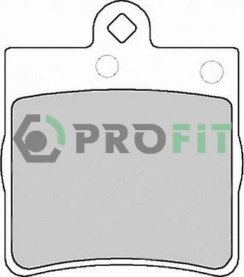 Комплект гальмівних колодок CHRYSLER CROSSFIRE, MB CLC-CLASS, MB CLK, PROFIT (50001311)