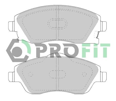 Комплект тормозных колодок OPEL COMBO, OPEL MERIVA, OPEL CORSA, PROFIT (50001424)