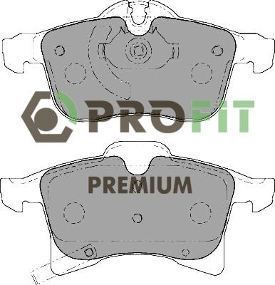 Комплект тормозных колодок OPEL CORSA, OPEL ADAM, OPEL ZAFIRA, PROFIT (50051640)