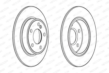 Гальмівний диск MERCEDES-BENZ CLA, MERCEDES-BENZ A-CLASS, MERCEDES-BENZ B-CLASS, FERODO (DDF2335C) Гальмівний диск MERCEDES-BENZ CLA, MERCEDES-BENZ A-CLASS, MERCEDES-BENZ B-CLASS, FERODO (DDF2335C)