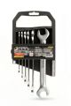 Ключі ріжкові PROFI COLD STAMPED набір 6 шт (6х7-16х17 мм) CrV DIN3110 MASTERTOOL 70-1106