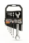Ключі ріжкові PROFI COLD STAMPED набір 6 шт (6х7-16х17 мм) CrV DIN3110 MASTERTOOL 70-1106