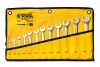 Ключі ріжкові PROFI COLD STAMPED набір 12 шт (6х7-30х32 мм) CrV DIN3110 MASTERTOOL 70-1112