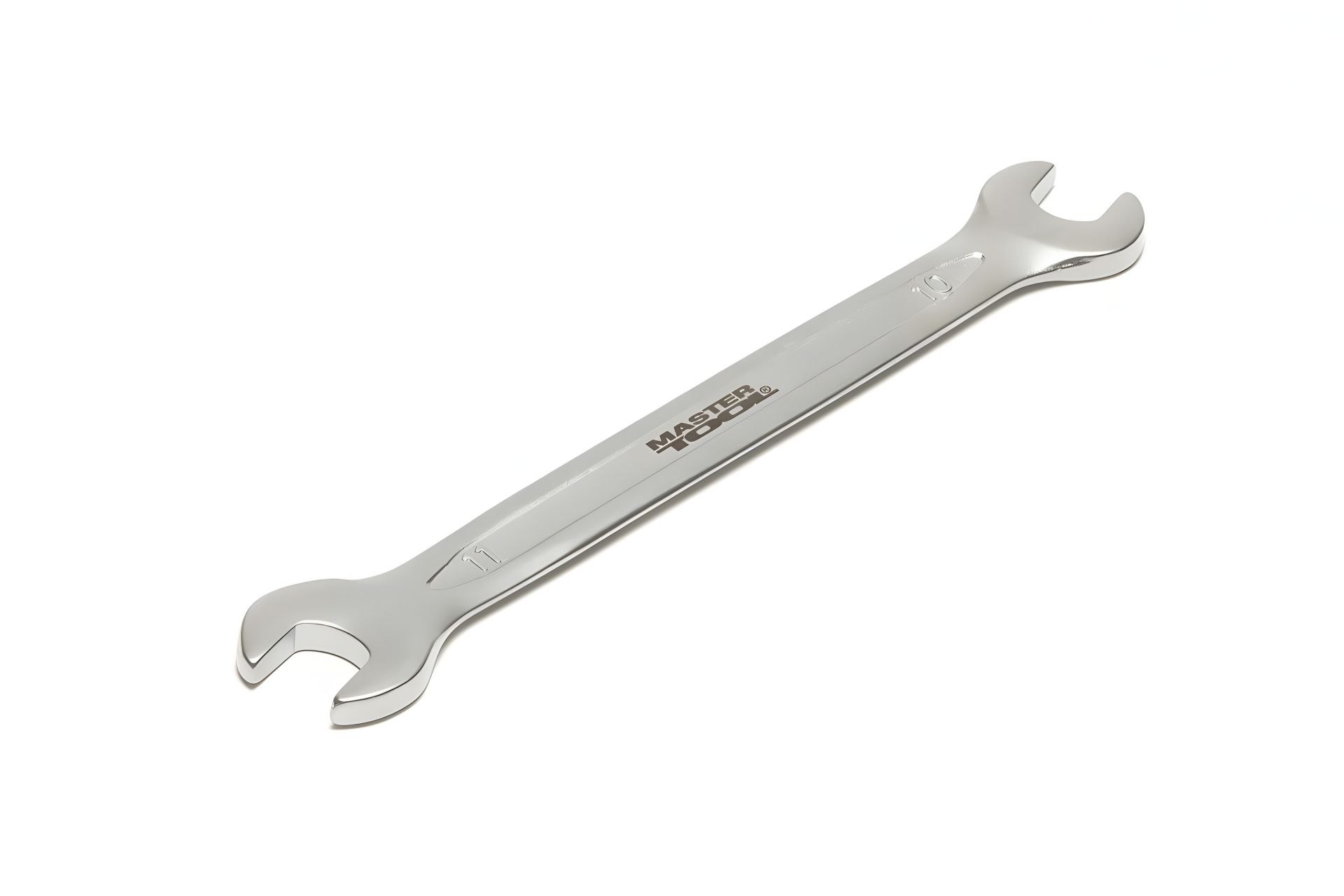 Ключ рожковый COLD STAMPED 10х11 мм CrV DIN3110 SS MASTERTOOL 70-1011 Ключ рожковый COLD STAMPED 10х11 мм CrV DIN3110 SS MASTERTOOL 70-1011