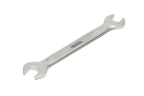 Ключ рожковый COLD STAMPED 14х15 мм CrV DIN3110 SS MASTERTOOL 70-1415 Ключ рожковый COLD STAMPED 14х15 мм CrV DIN3110 SS MASTERTOOL 70-1415