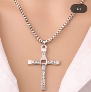 Кулон крест Доминика Торетто подвеска с крестиком из фильма форсаж Кулон крест Доминика Торетто подвеска с крестиком из фильма форсаж