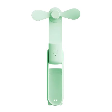 Вентилятор PF05G портативний, аккумуляторний, розкладний, green