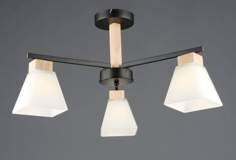 Стельова люстра на 3 плафони N6608/3