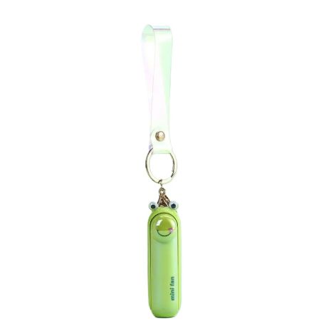 Вентилятор PF06FG Animal портативний, акумуляторний, розкладний, дитячий, 500mAh, Frog Green