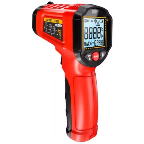 Інфрачервоний термометр Aneng TH202, 2хААА, -50-600℃, red
