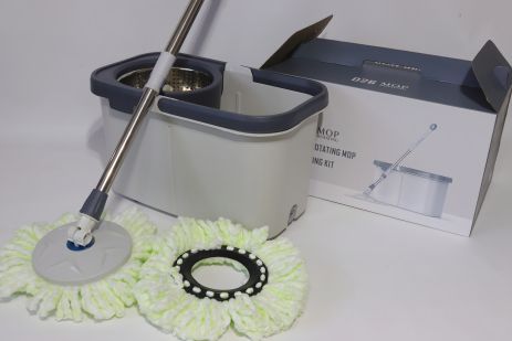 Швабра с ведром и автоматическим круглым вращением (искусство. 026)