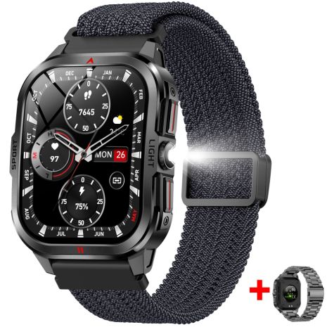 Смарт часы Smart Fanastic Nylon, 2 ремешка UWatch 2079