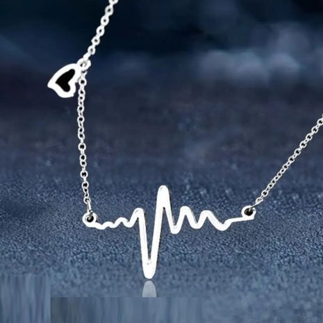 Кулон кардіограма серцебиття підвіска ритм серце Love