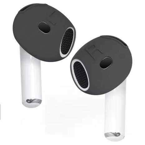 Антиковзні накладки для навушників Airpods 4, пара, black