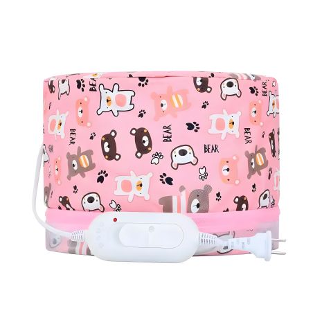 Термошапка сушуар для волосся (рож/ведмедики) Термошапка сушуар для волосся (рож/ведмедики)