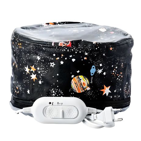 Електрична вінілова термошапка для масок, ламінування і лікування волосся (космос)