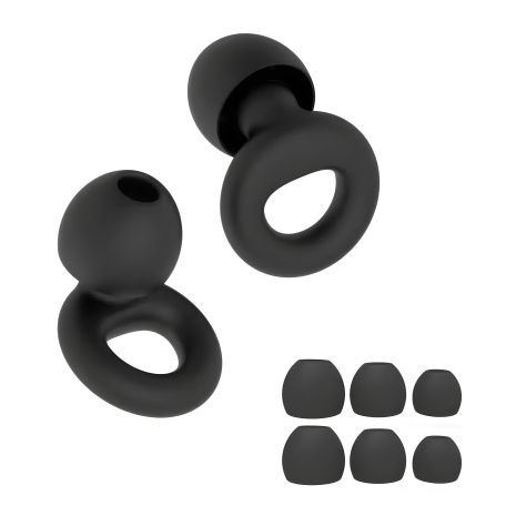 Силіконові вушні затички T2CIRP з набором амбушюр (3 пари) black Силіконові вушні затички T2CIRP з набором амбушюр (3 пари) black