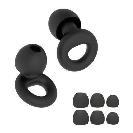 Силіконові вушні затички T2CIRP з набором амбушюр (3 пари) black