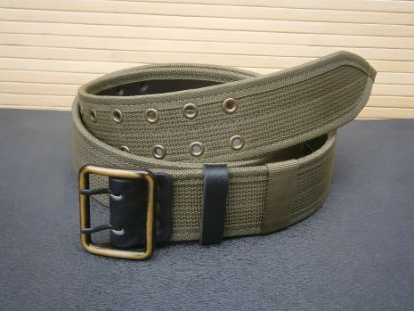 Ремень офицерский полевой (стропа + кожа) Olive 130 см