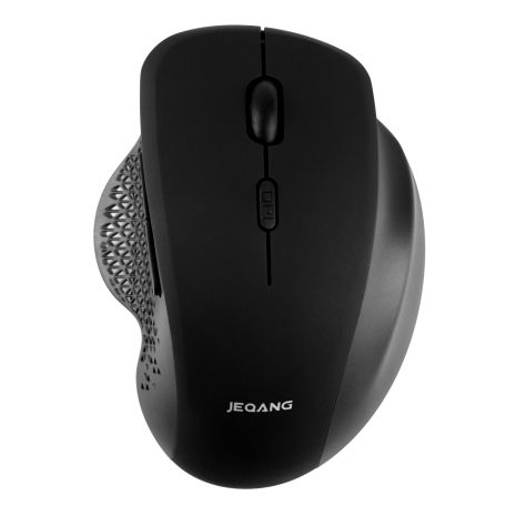 Бездротова миша JEQANG JW-D221, 2.4G, Bluetooth Dual-mode charging, 800-1600DPI, Чорний Бездротова миша JEQANG JW-D221, 2.4G, Bluetooth Dual-mode charging, 800-1600DPI, Чорний
