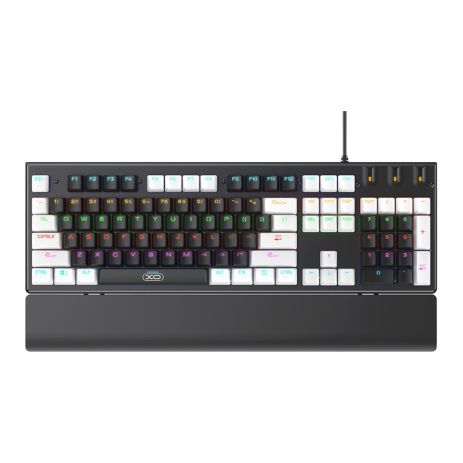 Клавіатура та миша XO KB-06 mixed color luminous mechanical Чорний мікс Клавіатура та миша XO KB-06 mixed color luminous mechanical Чорний мікс