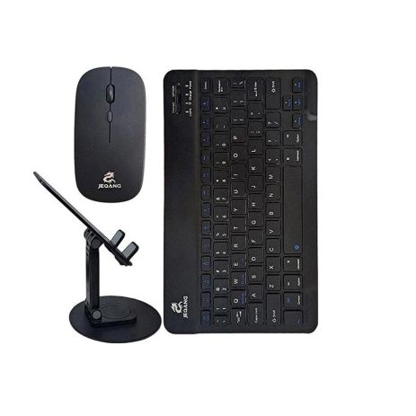 Беспроводная Клавиатура и Мышь JEQANG JB-986 BT keyboard+mouse+bracket Черный Беспроводная Клавиатура и Мышь JEQANG JB-986 BT keyboard+mouse+bracket Черный